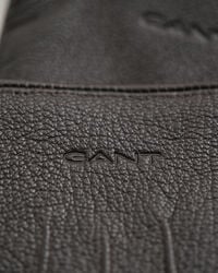 Gants en cuir doublé de cachemire