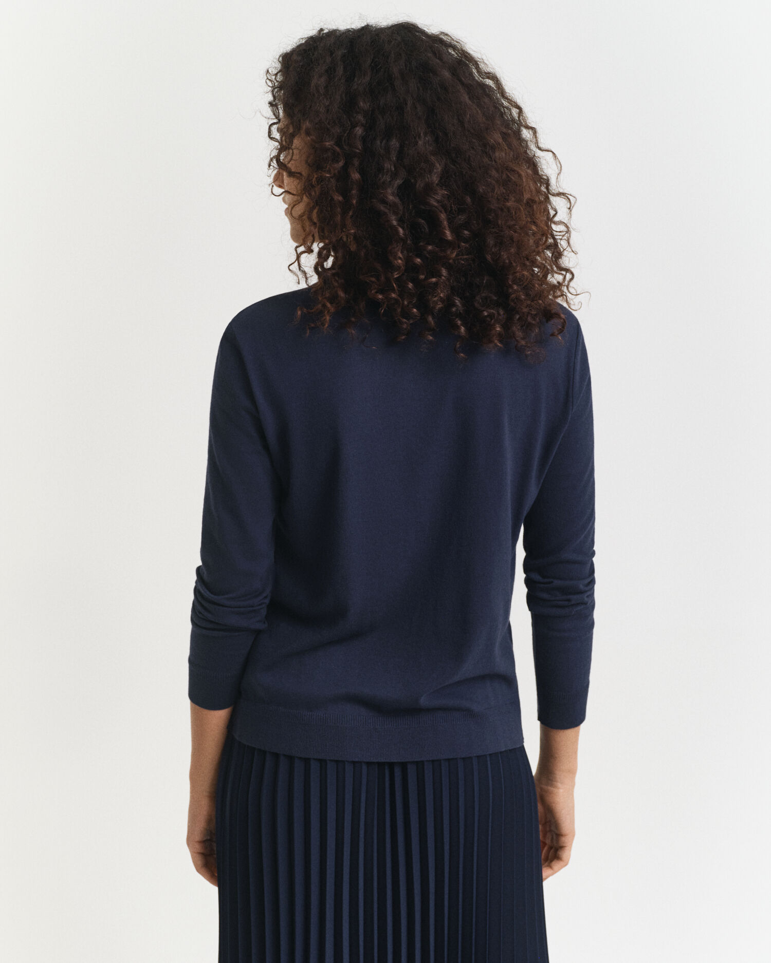 Polo boutonné sans coutures à manches longues