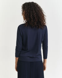 Polo boutonné sans coutures à manches longues