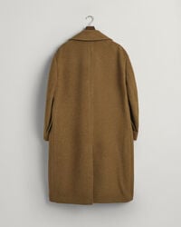Manteau à boutonnage croisé en laine