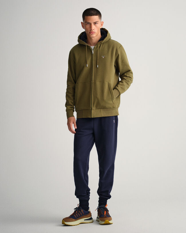 Sweat à capuche zippé en polaire sherpa