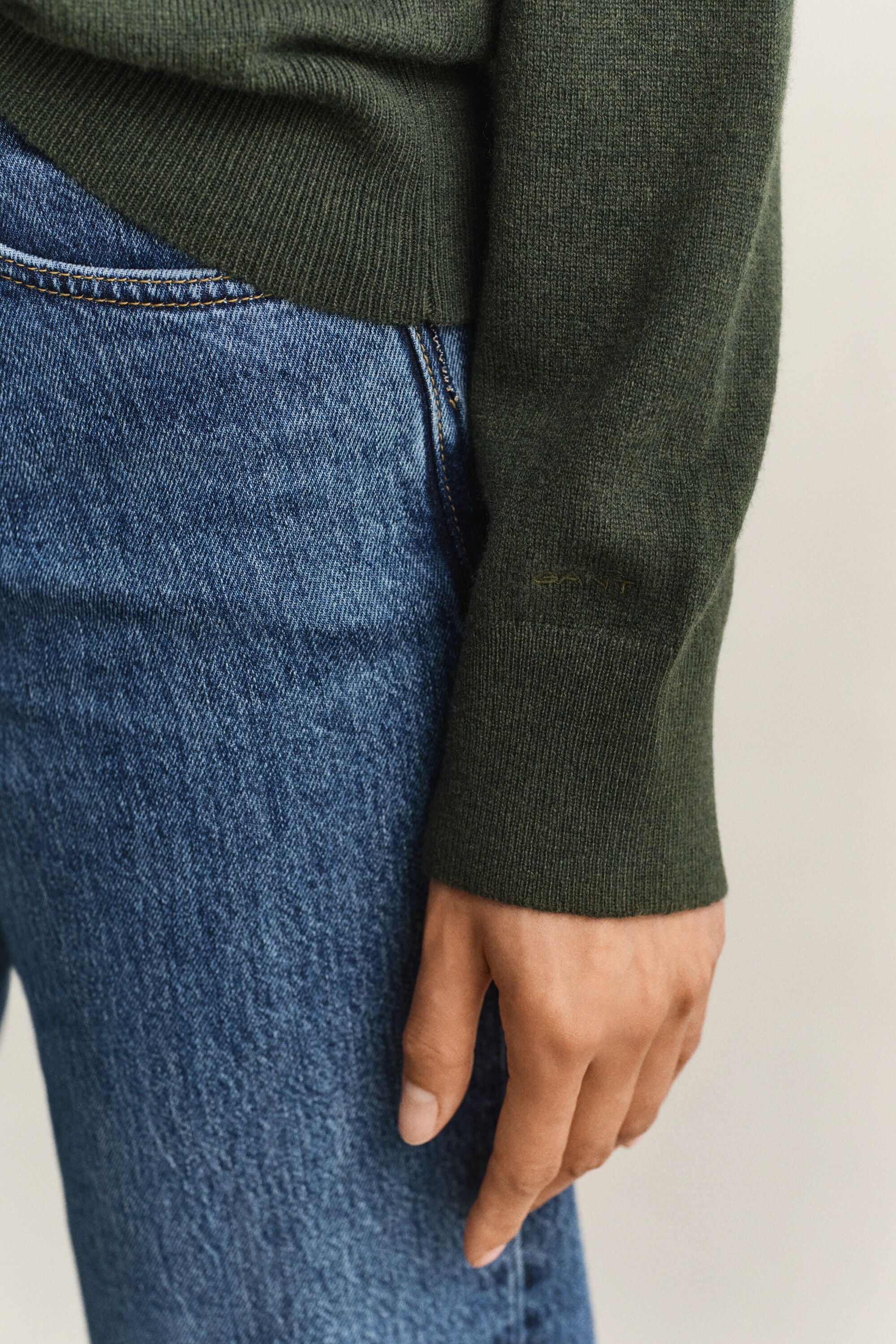 Pull col rond en laine d'agneau ultrafine