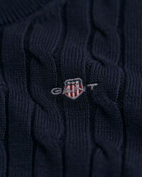 Pull col rond en maille de coton torsadée Shield Enfant