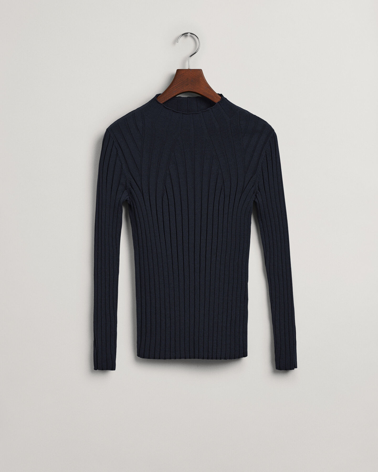 Haut en maille côtelée