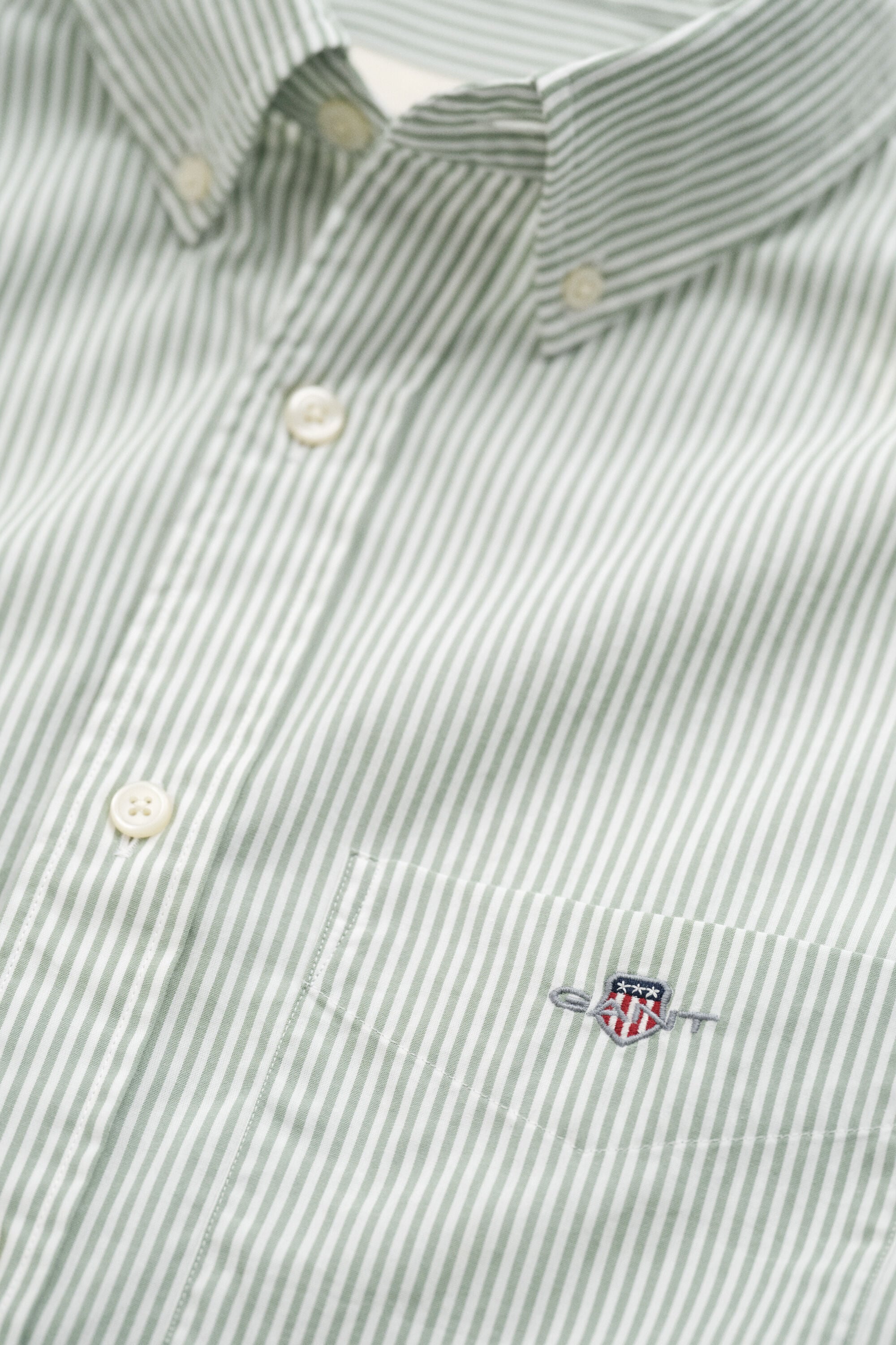 Chemise en popeline classique à rayures Banker