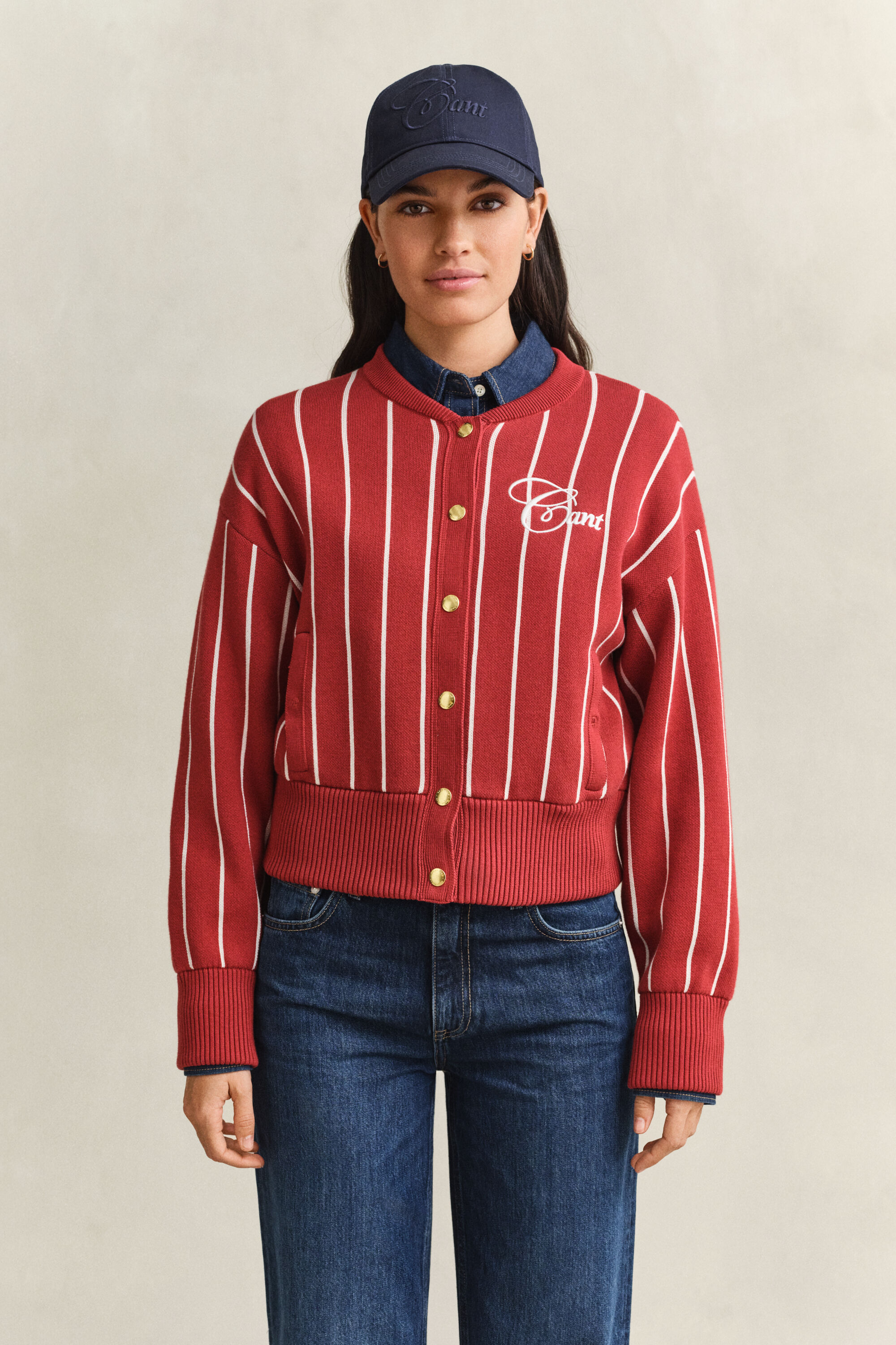 Veste Varsity de Gant en maille