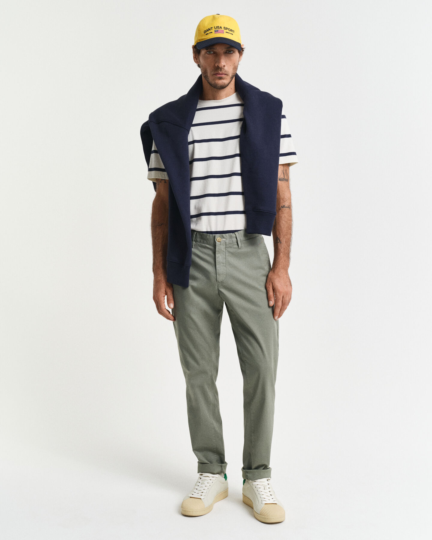 Pantalon chino coupe slim Sunfaded