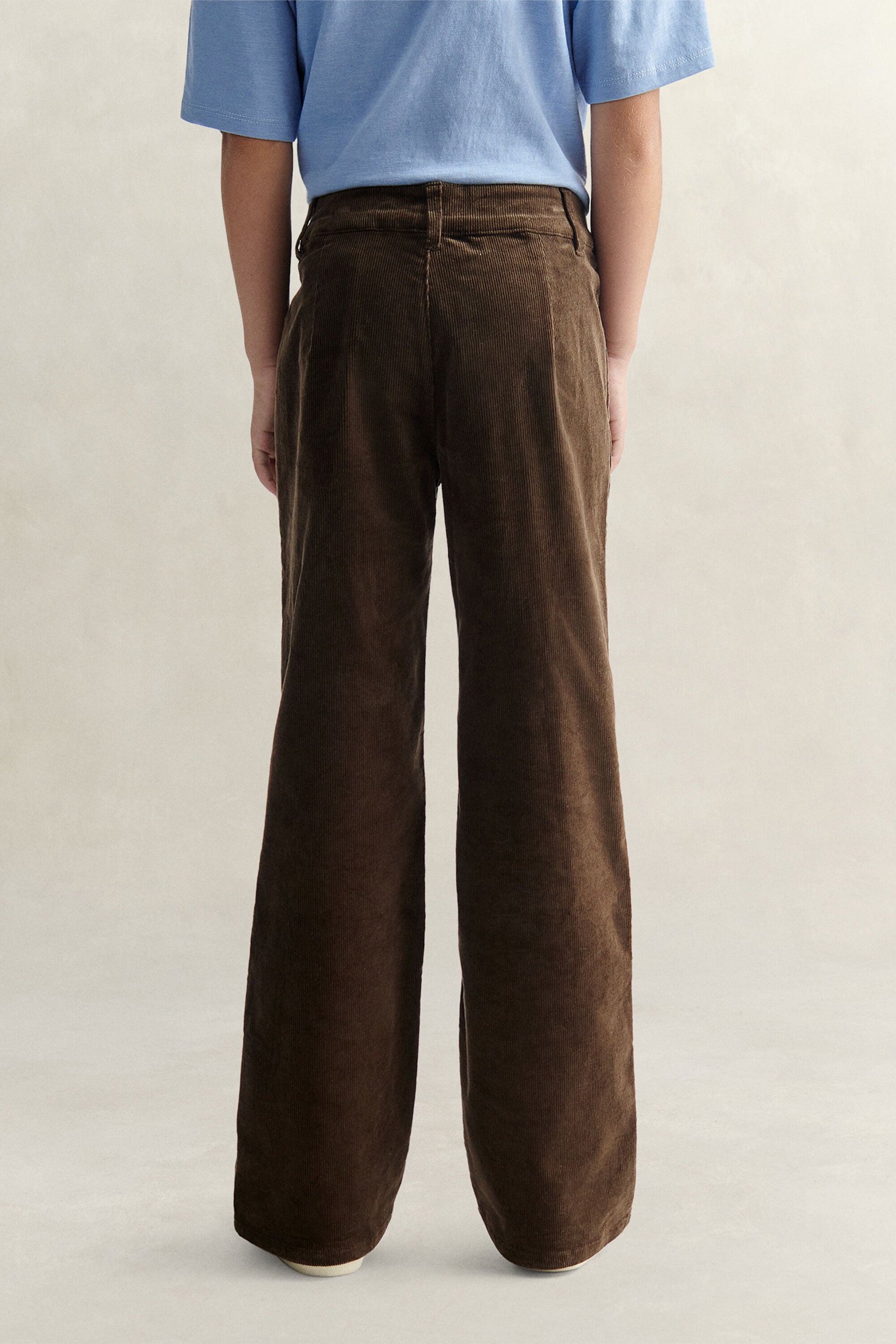 Pantalon en velours côtelé Ado Fille