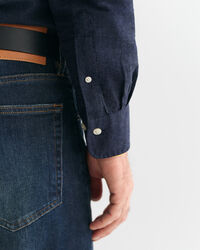 Chemise regular fit en flanelle chinée