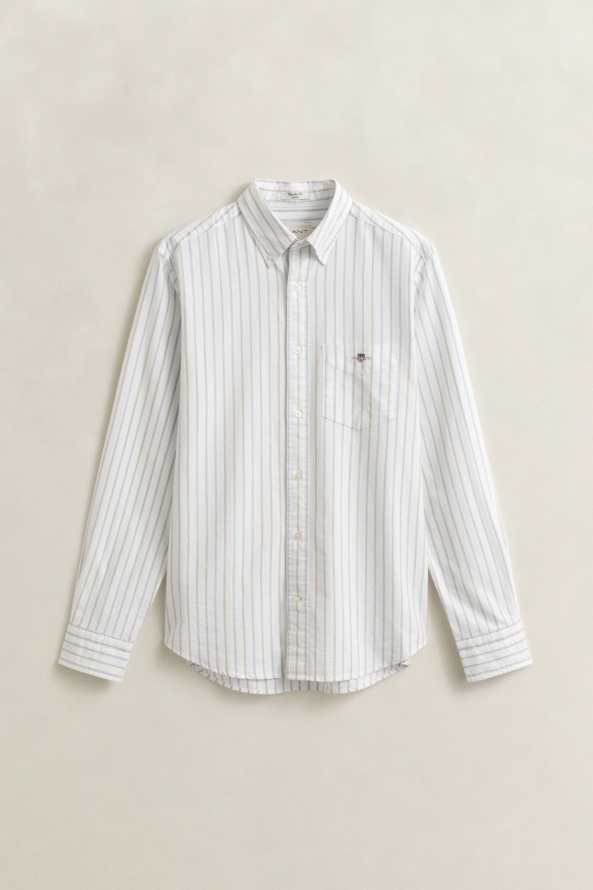 Chemise en coton Oxford classique à rayures