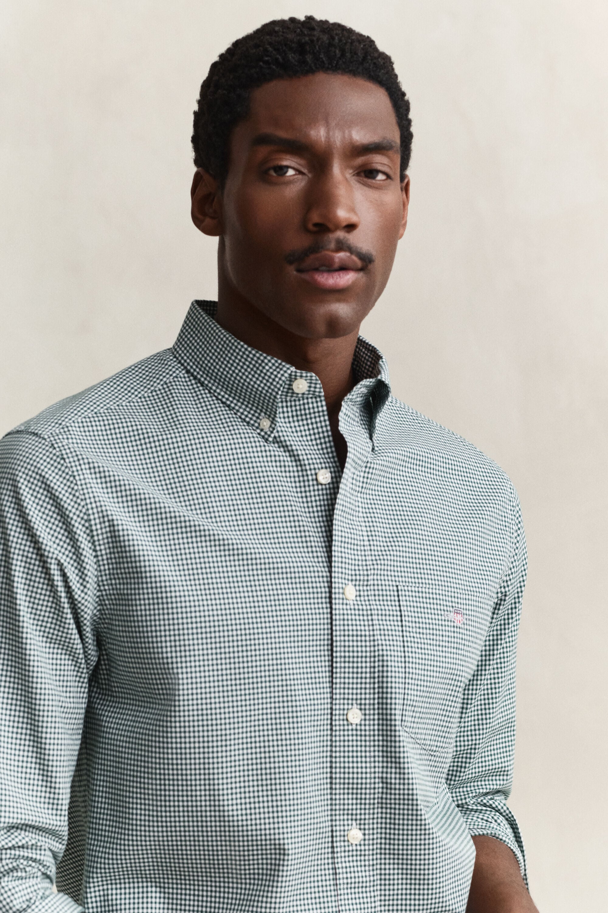 Chemise vichy en popeline classique