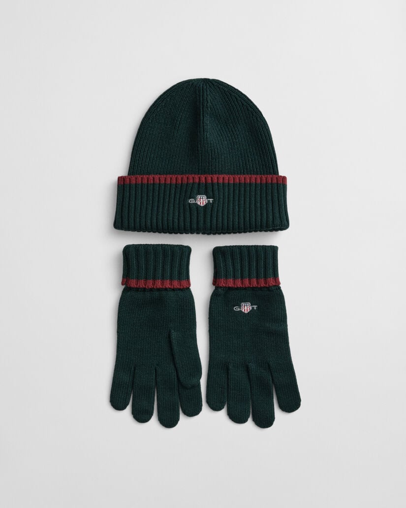 Coffret cadeau bonnet et gants Essential