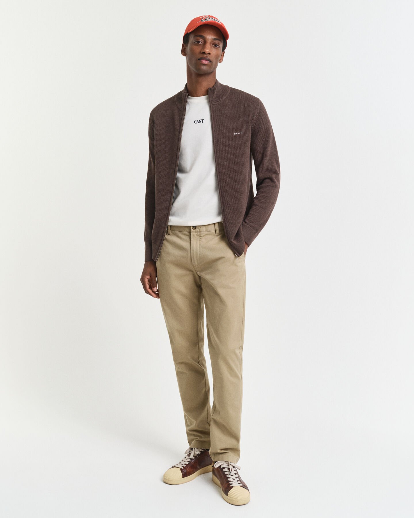 Pantalon chino slim ultra-confortable
