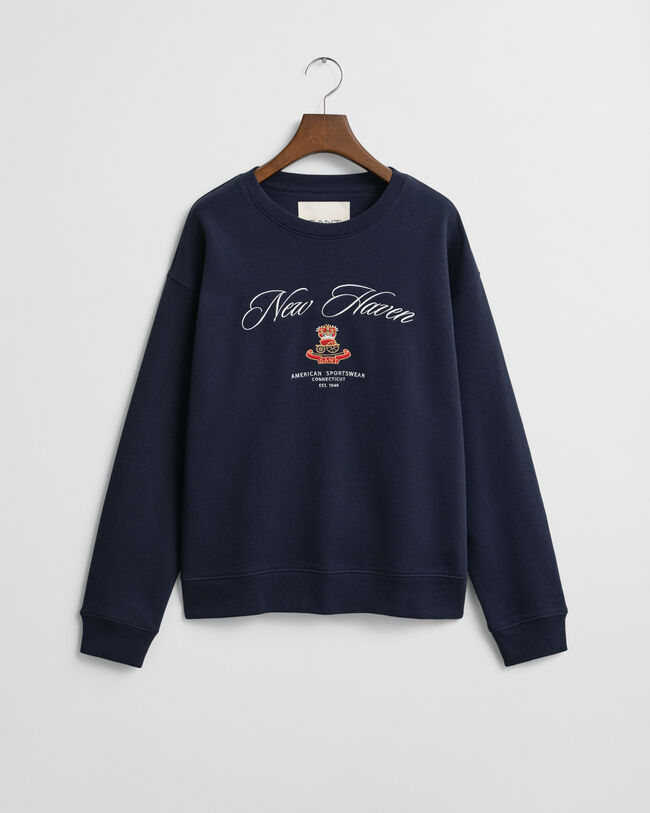 Sweat-shirt col rond Crest Graphic