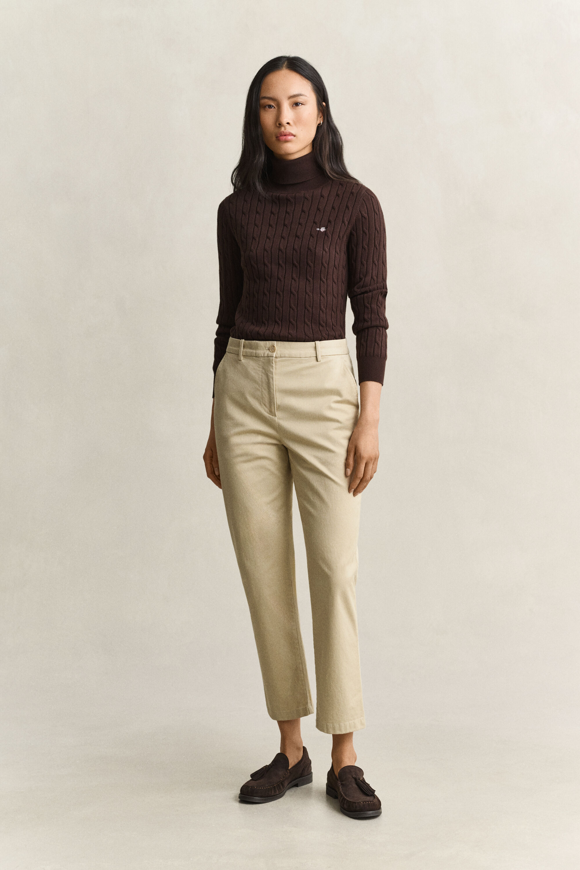 Pantalon chino slim classique