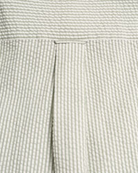 Chemise regular fit &agrave; manches courtes Seersucker