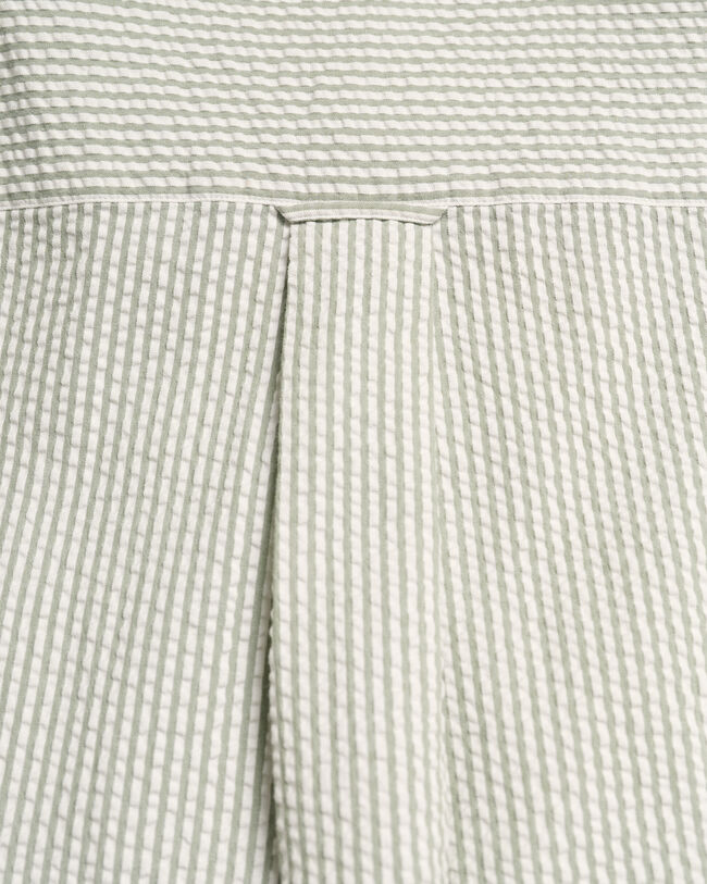 Chemise regular fit &agrave; manches courtes Seersucker