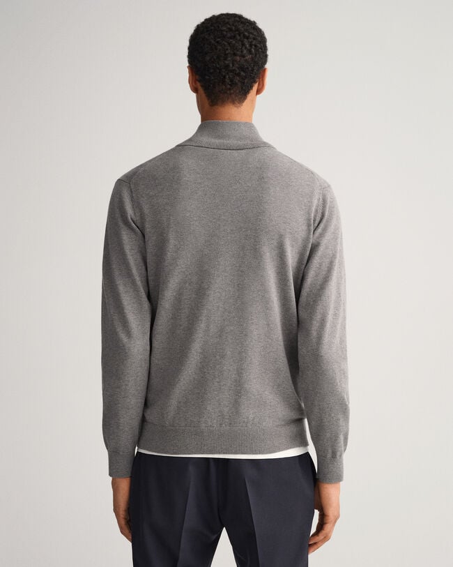 Cardigan zipp&eacute; en coton Classic