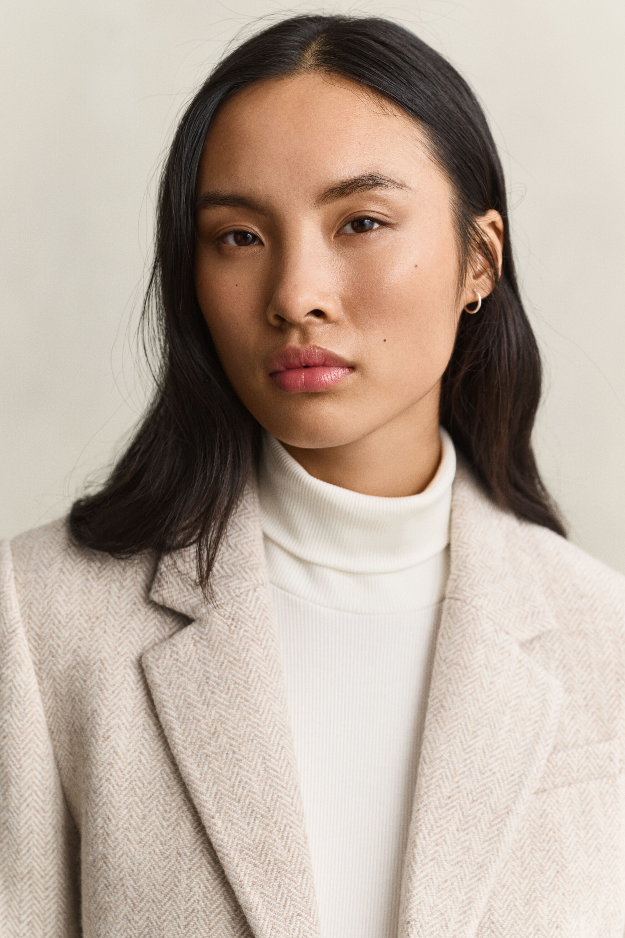 Veste blazer à chevrons