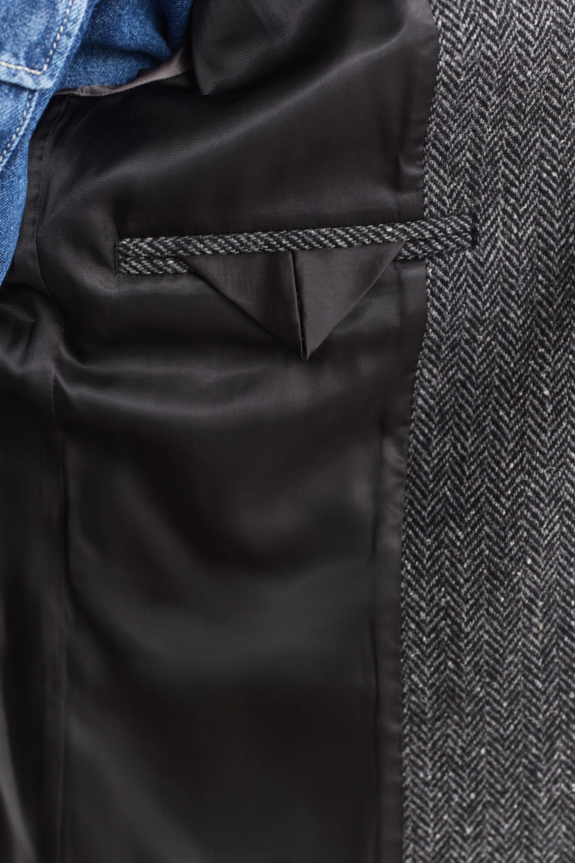 Veste blazer à chevrons