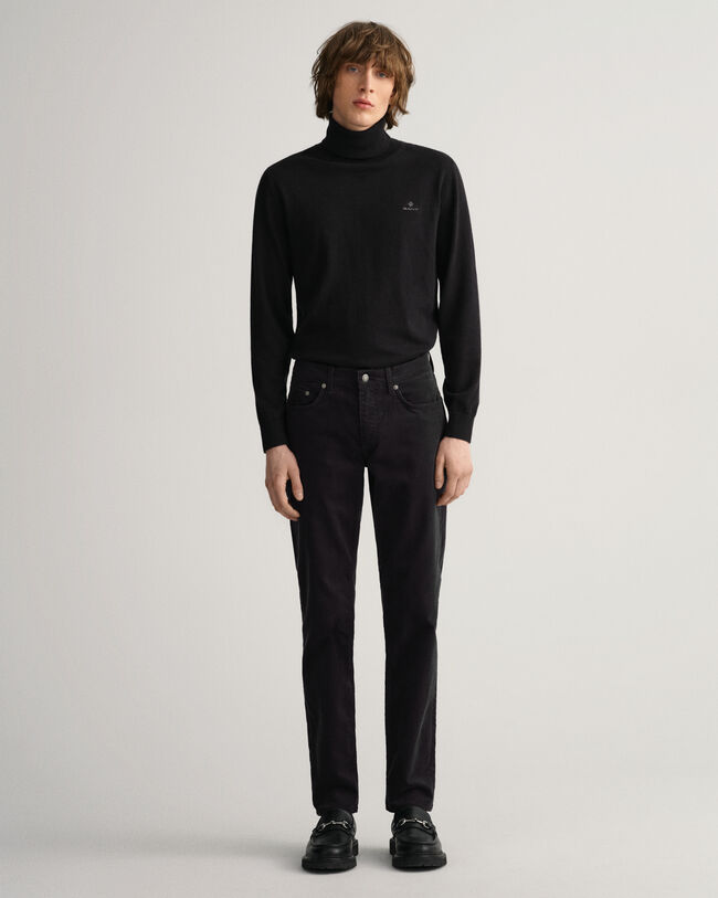 Jean slim fit en velours c&ocirc;tel&eacute; Hayes