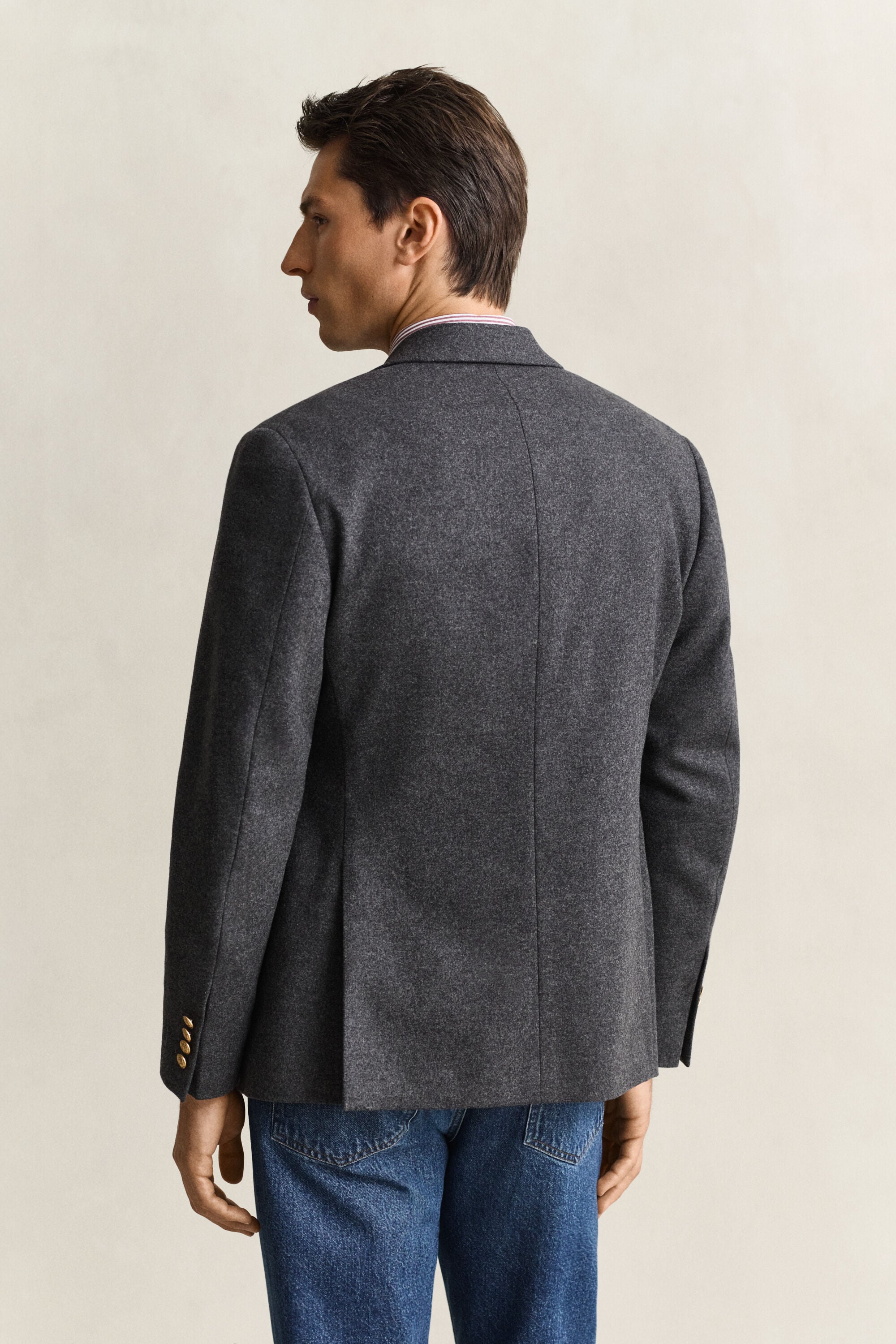 Veste blazer Club classique en flanelle