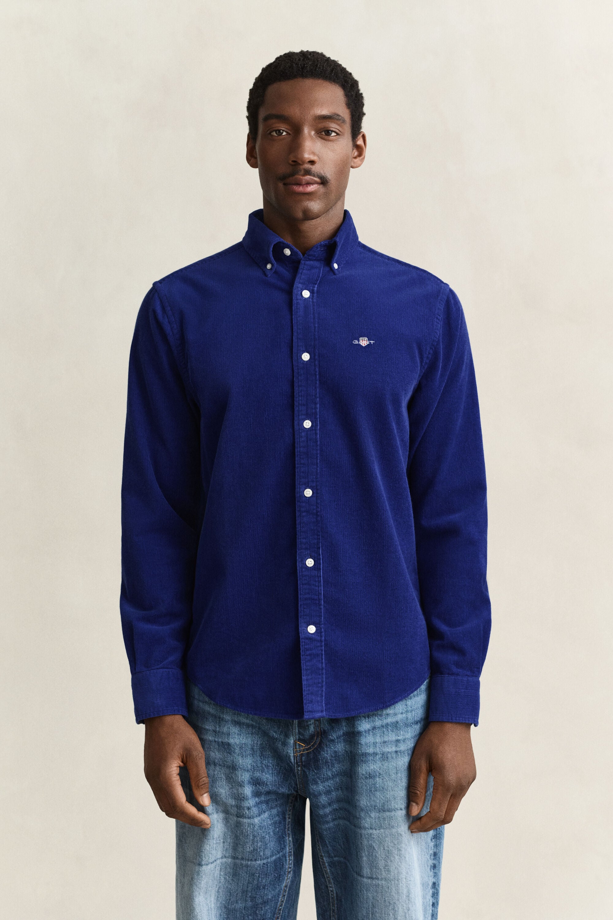 Chemise en velours côtelé
