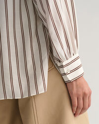 Striped V-Neck Blouse