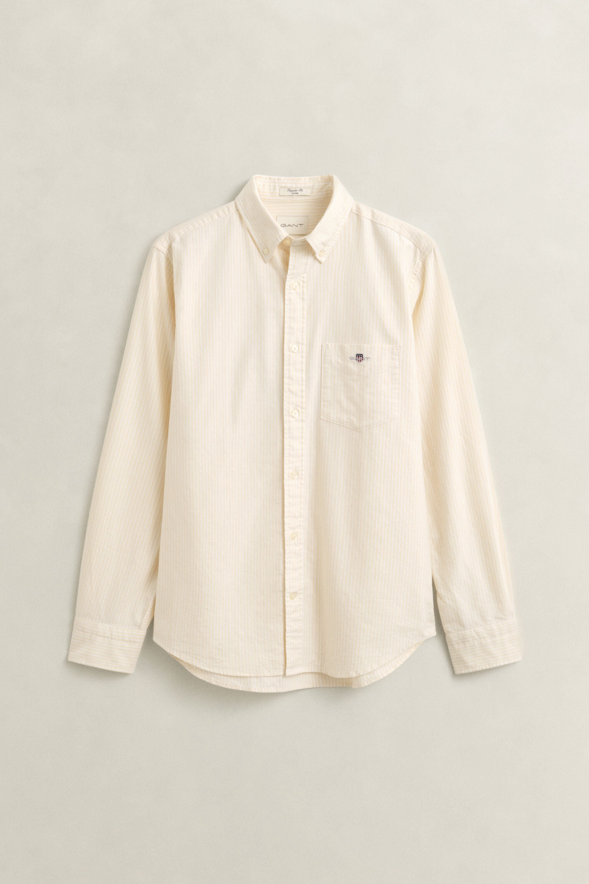 Chemise en coton Oxford classique à rayures Banker