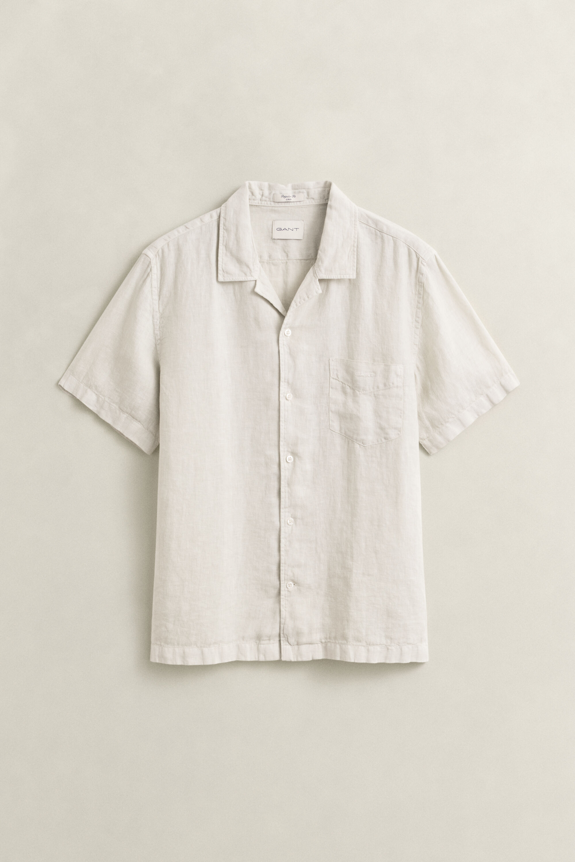 Chemise à manches courtes en lin