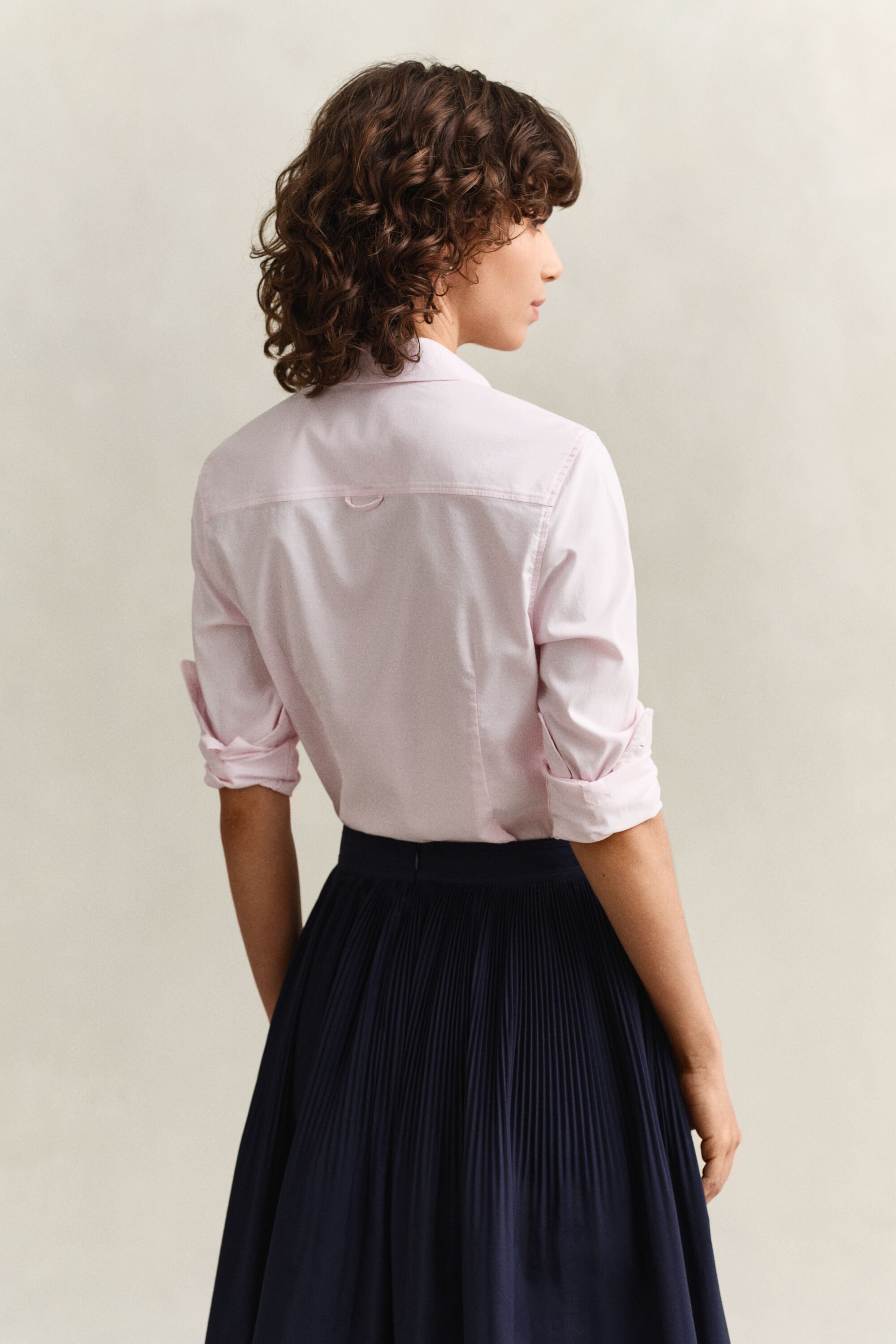 Chemise en coton Oxford stretch