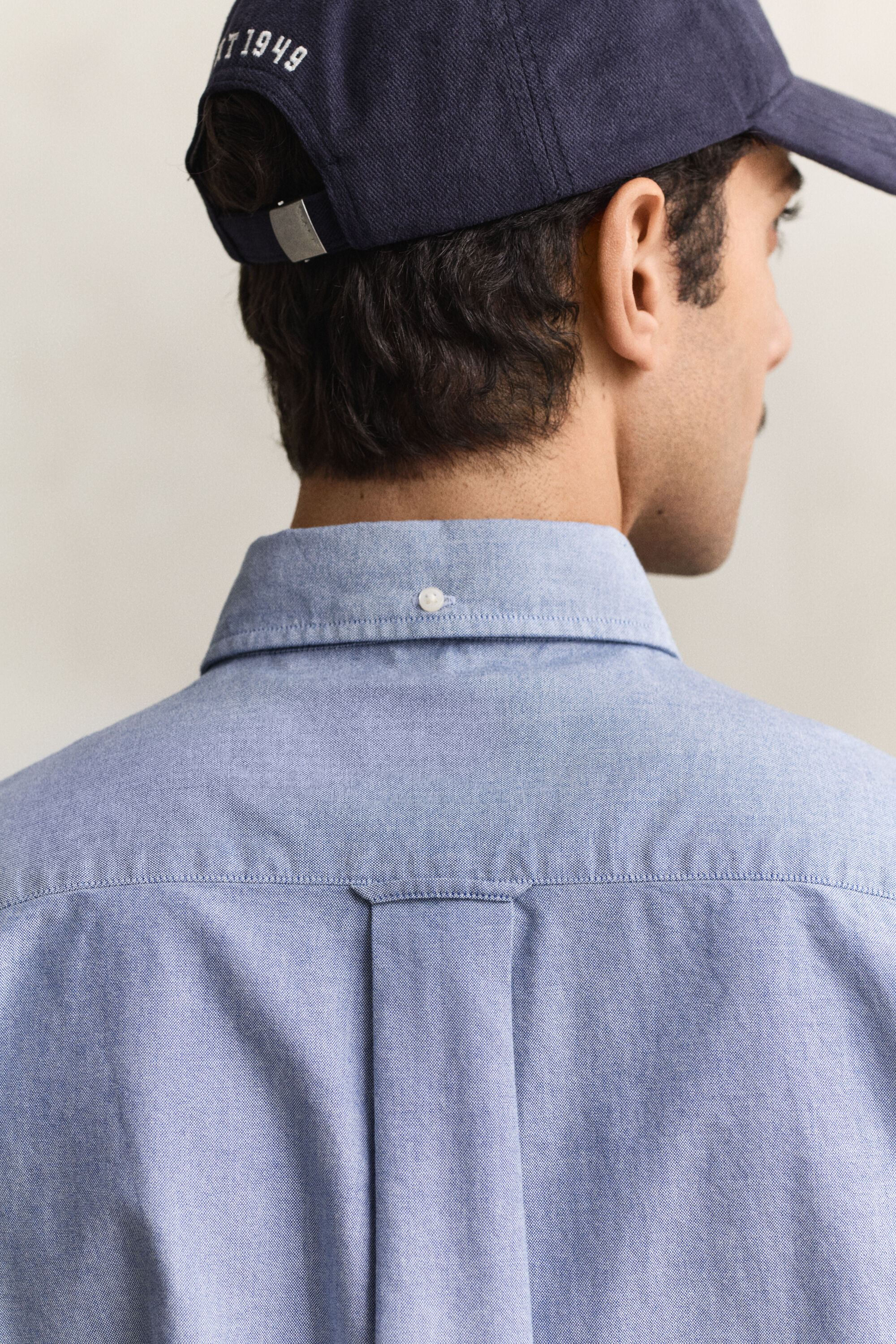 Chemise à manches courtes en coton Oxford classique