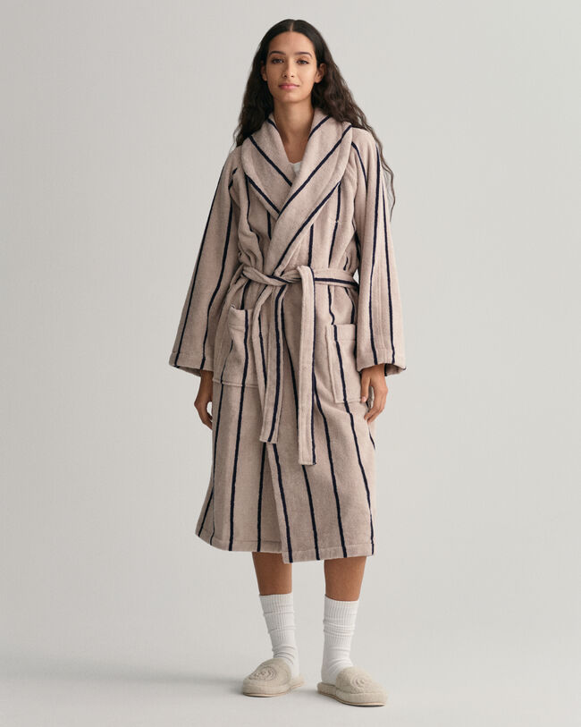 Peignoir à rayures