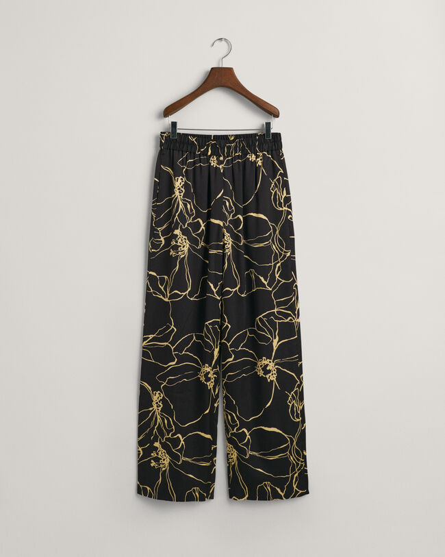 Pantalon &agrave; motif Line Drawing Pull-On