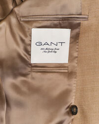 Veste blazer Club en flanelle camel