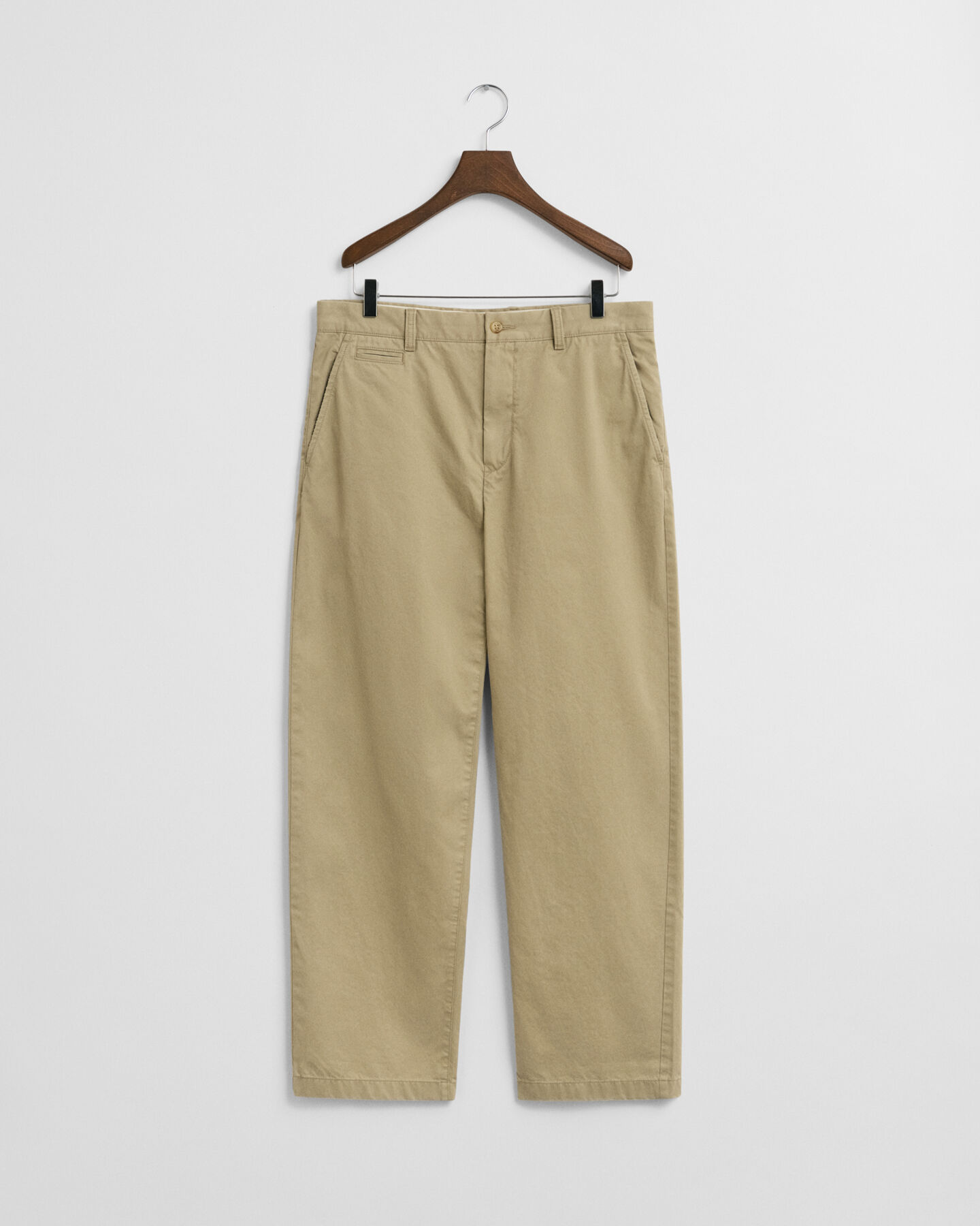 Pantalon chino coupe décontractée en sergé de coton