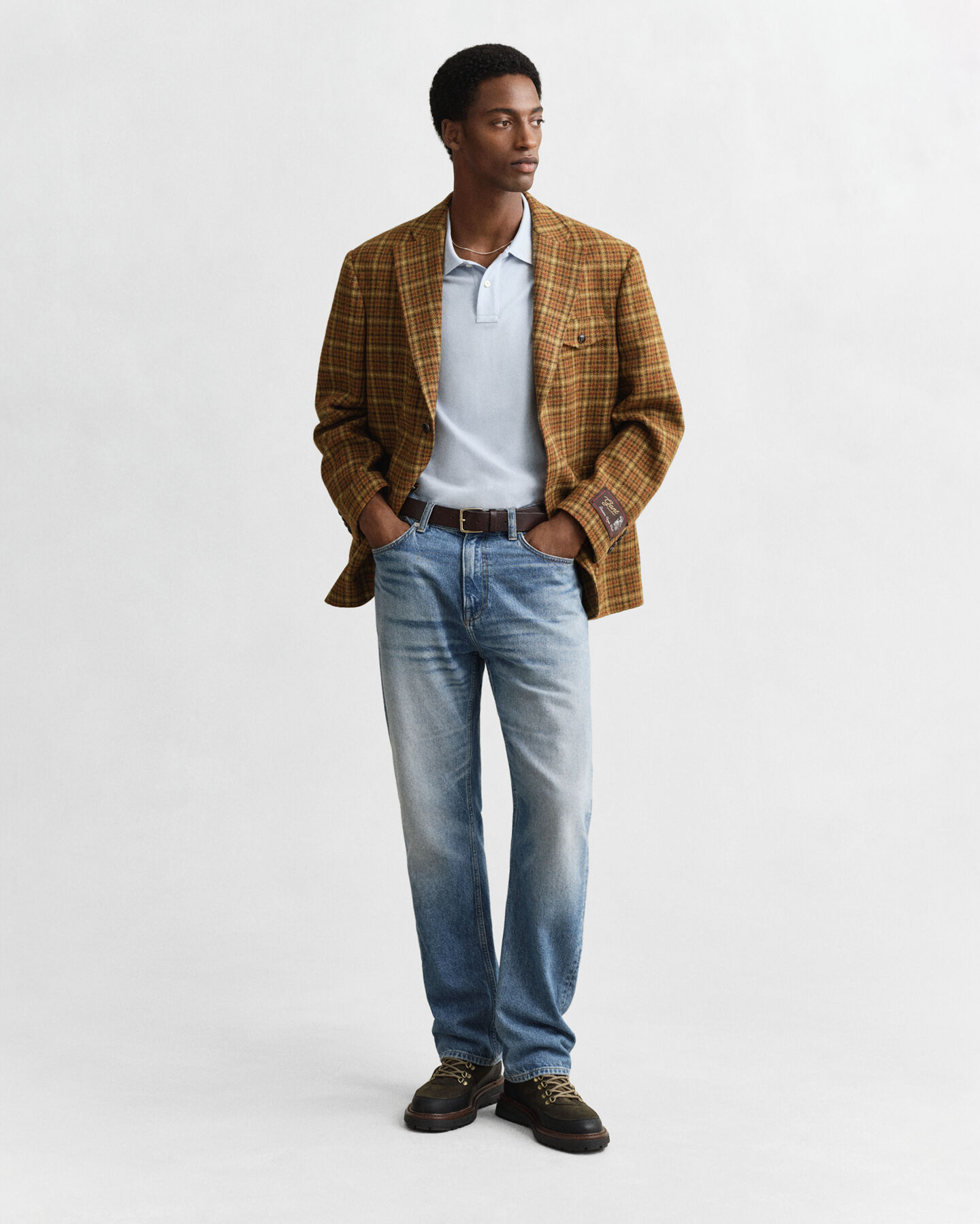 Polo coupe regular en coton piqué Shield