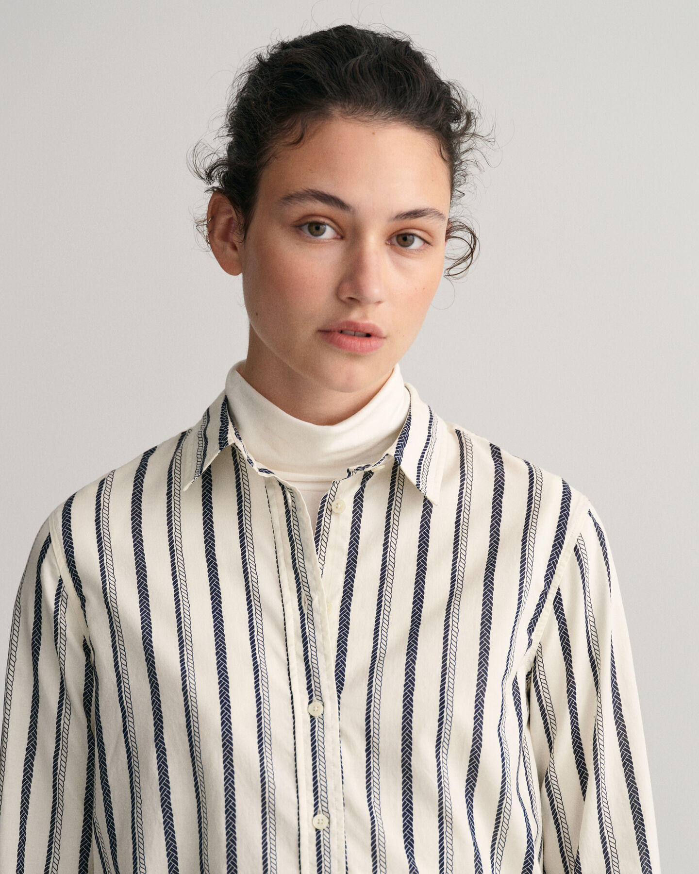 Chemise regular fit en voile de coton Rope