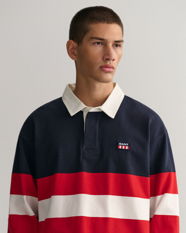 Polo Rugger à rayures