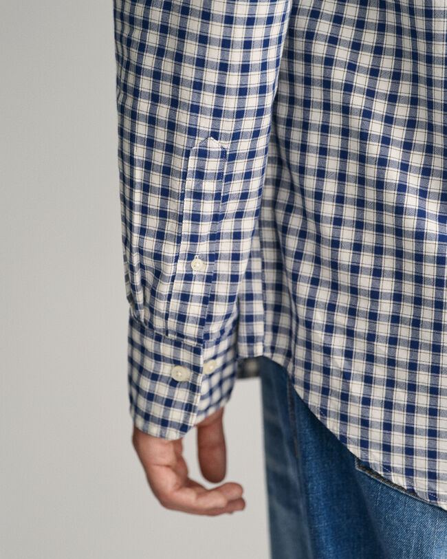 Chemise regular fit en coton Oxford Archive &agrave; carreaux