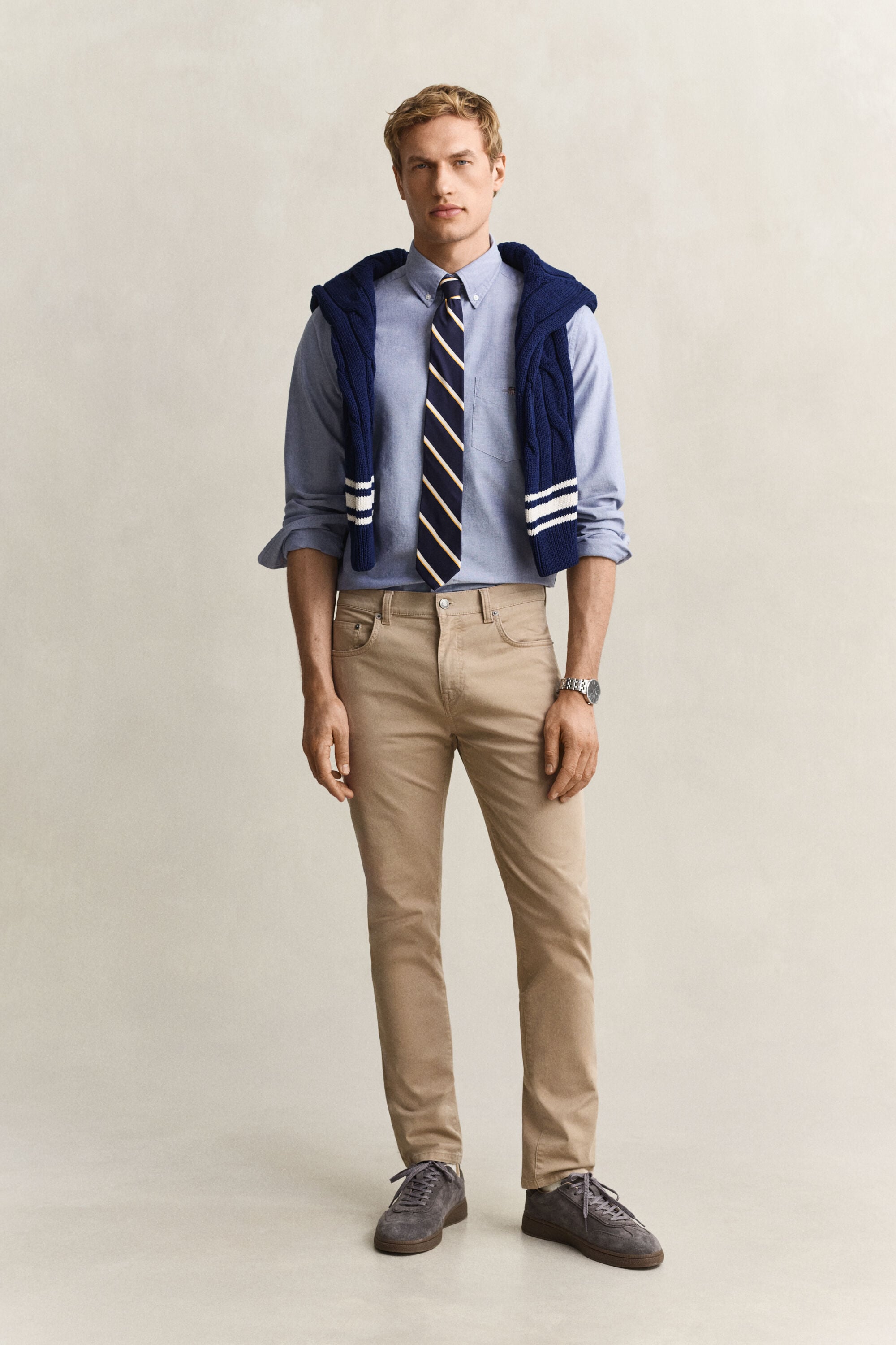 Chemise regular en coton Oxford classique