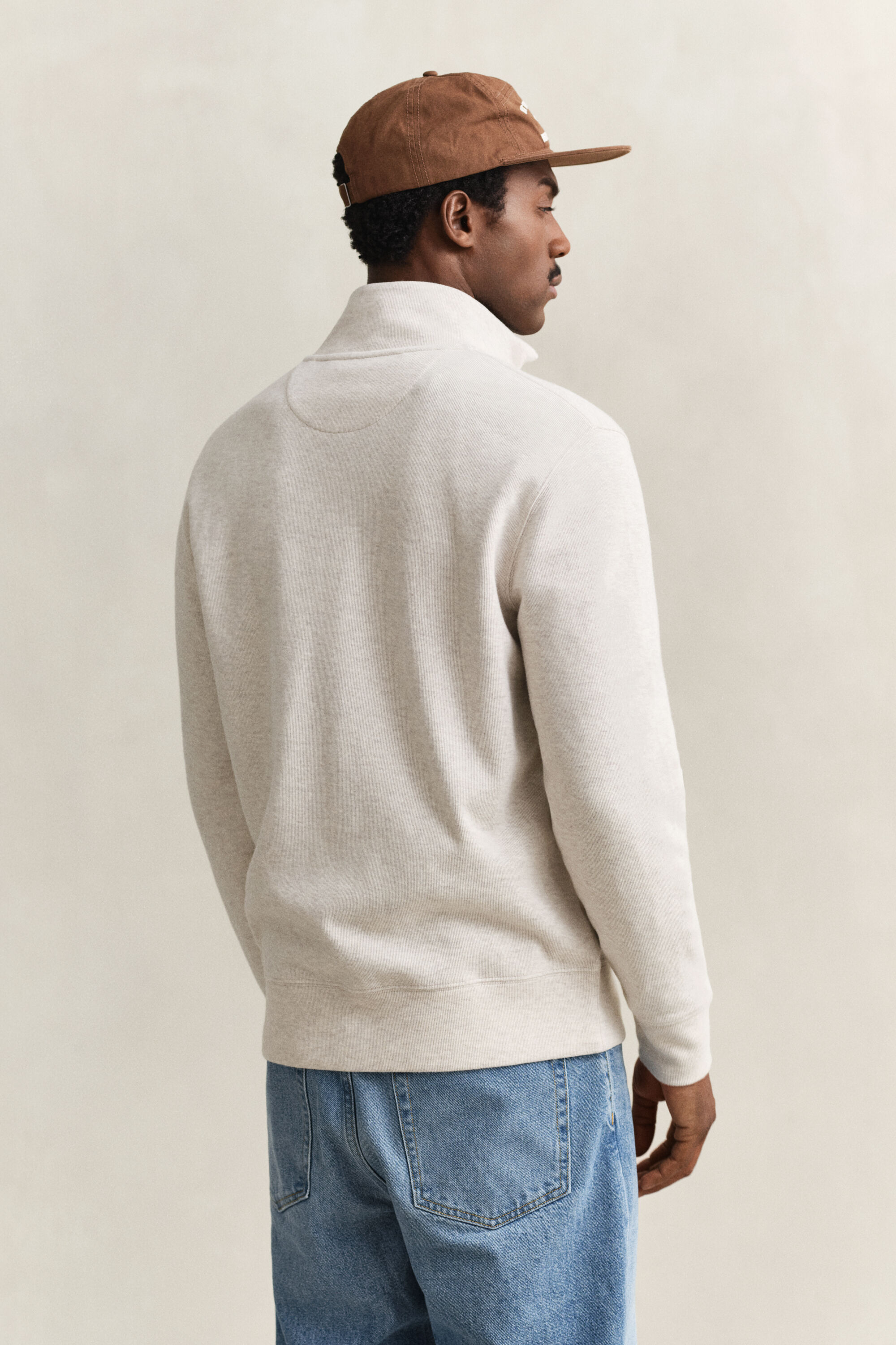 Sweat-shirt zippé Sacker Rib