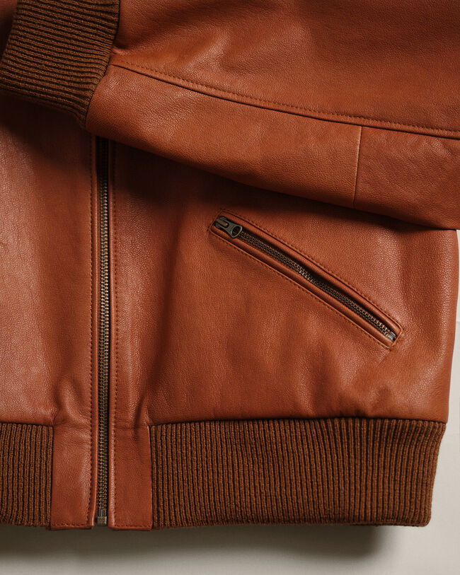 Veste en cuir Wrangler x GANT