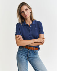 Polo en coton piqu&eacute; Sunfaded