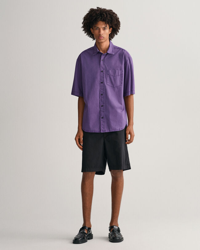 Chemise &agrave; manches courtes oversize Sunfaded