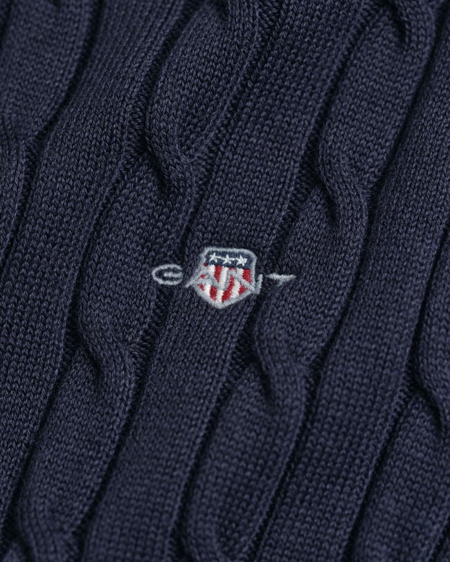 Robe en maille de coton stretch à torsades Ado Fille