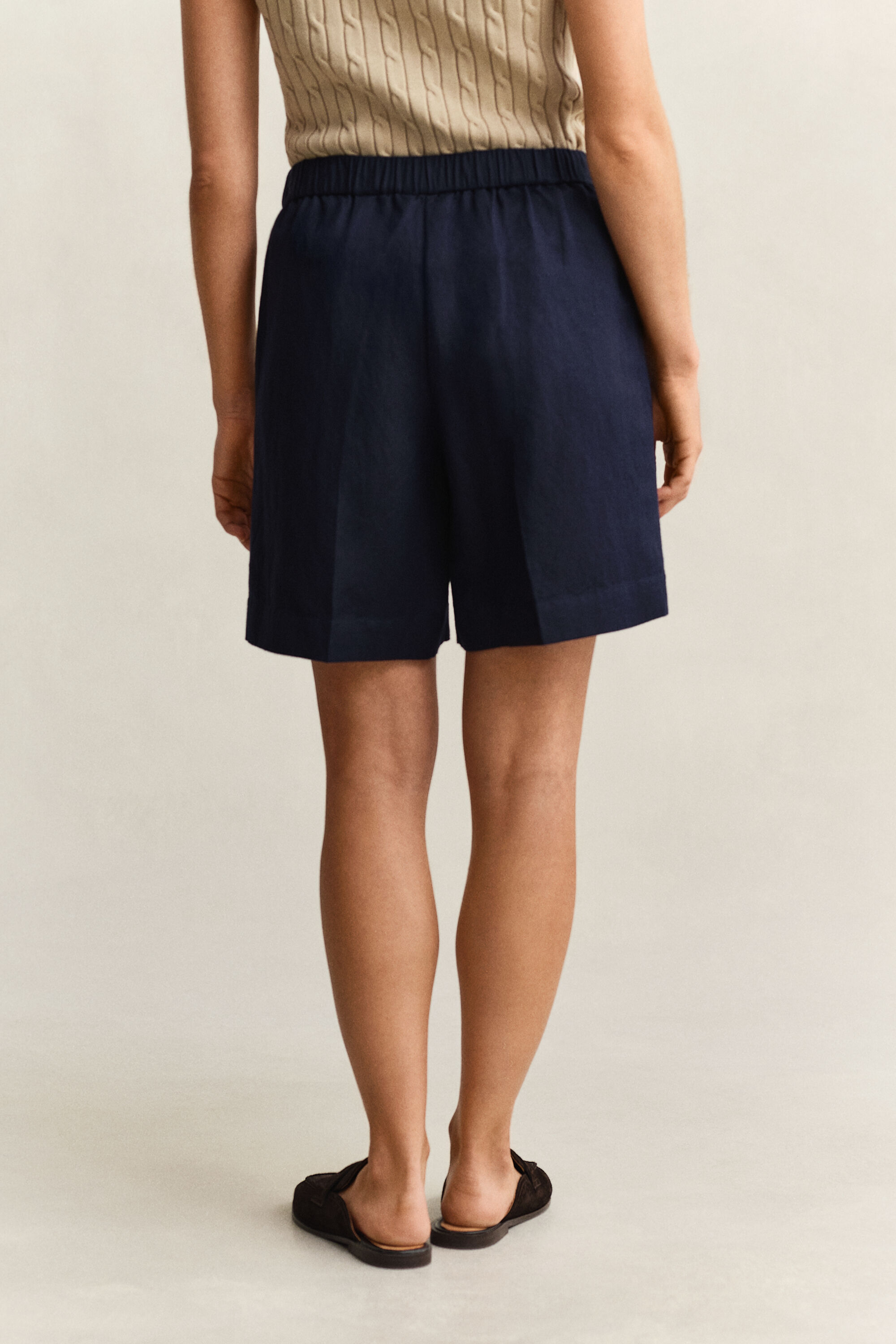 Short en lin mélangé