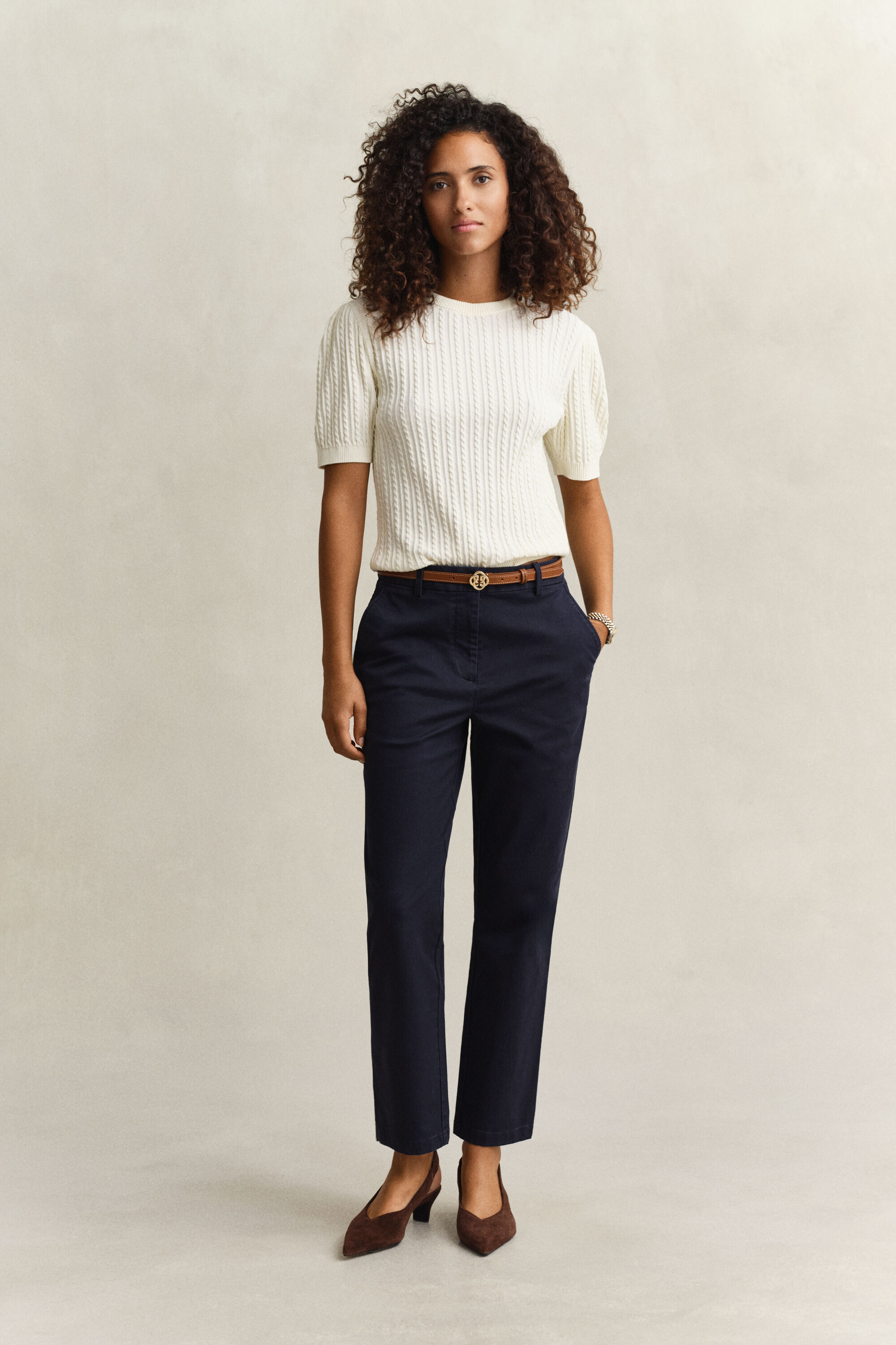 Pantalon chino coupe slim