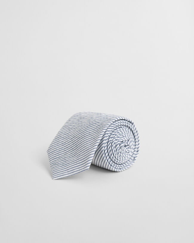 Cravate en seersucker