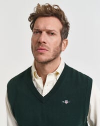 Pull sans manches en coton classique